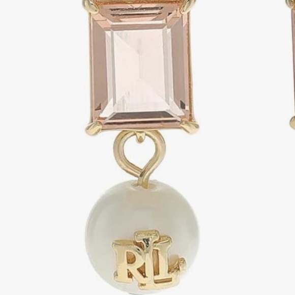 LAUREN Ralph Lauren ELEGANT GOLD-TONE HOOP EARRINGS 🌟NWT🌟 - Picture 6 of 10